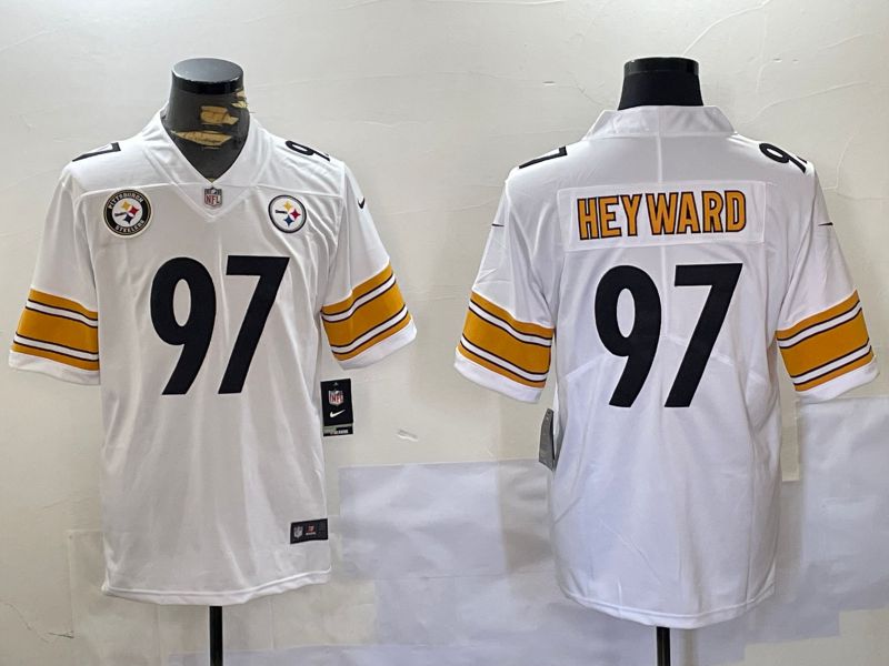 Men Pittsburgh Steelers #97 Heyward 2024 Nike Limited NFL Jersey style 3->pittsburgh steelers->NFL Jersey